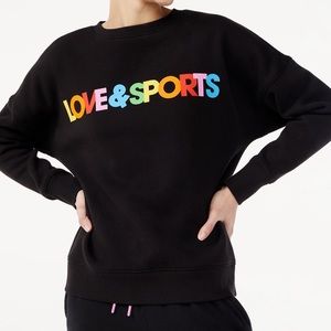 BRAND NEW Pride Logo Sweatshirt for Women from Love & Sports Size Juniors XL